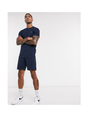 Jack & Jones Premium Textured Jersey Co-ord In Navy Exclusive At Asos