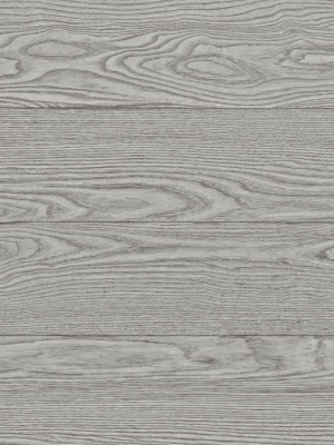 Gray Wood Grain Peel & Stick Wallpaper