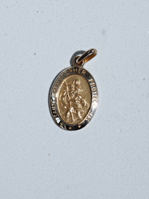 St Christopher Charm | 9ct Yellow Gold