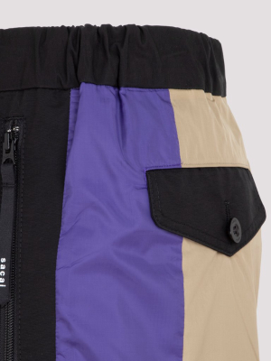 Sacai Panelled Drawstring Pants