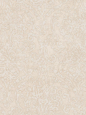 Baroque Scroll Wallpaper In Beige And Cream Design By Bd Wall