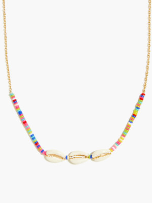 Girls' Beaded Shell Necklace