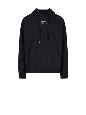 Ader Error Logo Embellished Hoodie