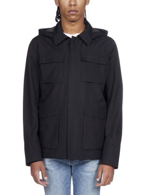 Herno Hooded Chest Pocket Jacket