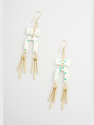 Speckled Spectacular Dangle Earrings