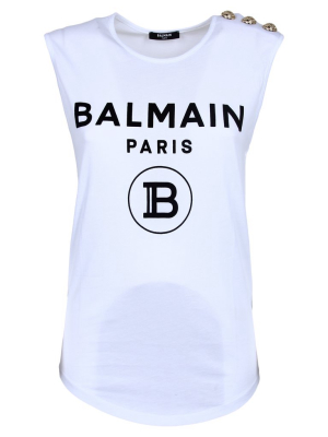 Balmain Logo Tank Top