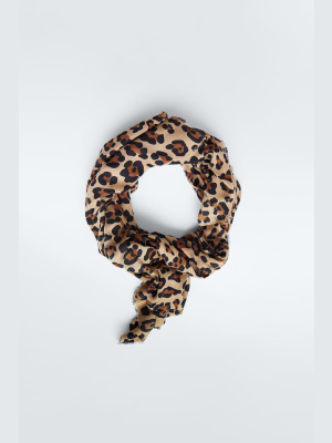 Animal Print Handkerchief