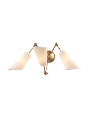 Buckingham 3 Light Wall Sconce