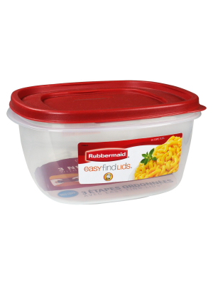 Rubbermaid 14 Cup Food Storage Container With Easy Find Lid