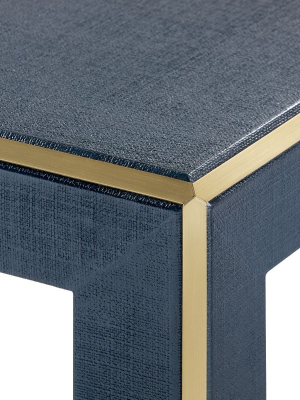 Lauren Side Table Navy Blue