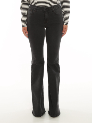 J Brand Lovestorey High-rise Flared Jeans