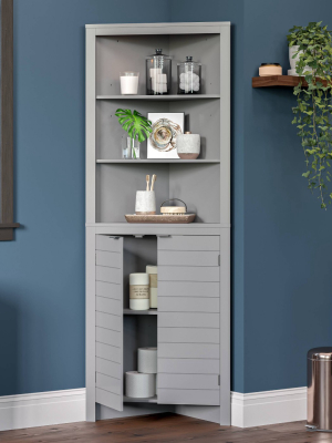 Madison Collection Tall Corner Cabinet - Riverridge Home