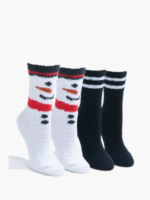 Snowman Crew Socks Set