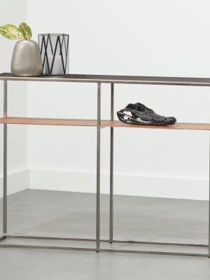 Mill Mini Leather Console Table