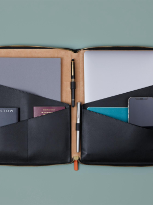 The Director Folio Leather Tech Case- Personalized