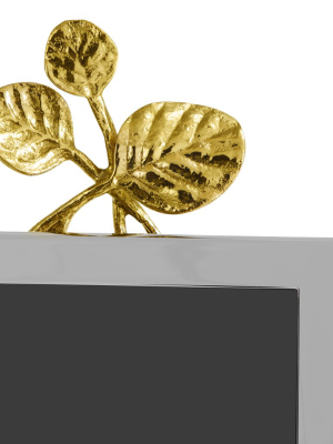 Botanical Leaf Gold Easel Frame