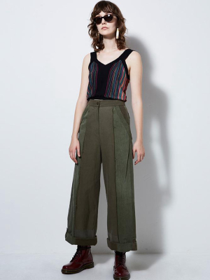 Adventure Upcycled Vintage Army Long Pant