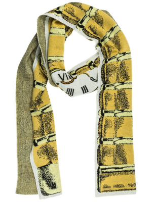 Moschino Teddy Watch Effect Scarf