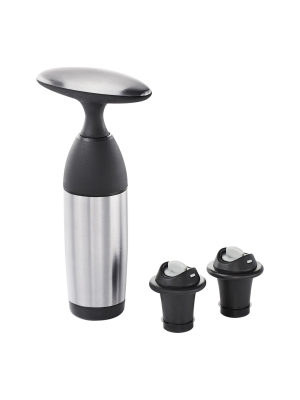 Oxo Vacuum Wine Preserver With Two Stoppers