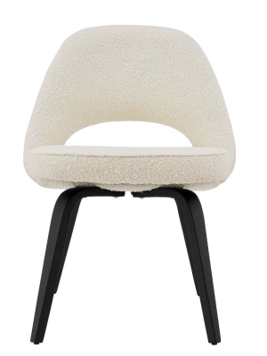 Saarinen Executive Side Chair - Wood Legs