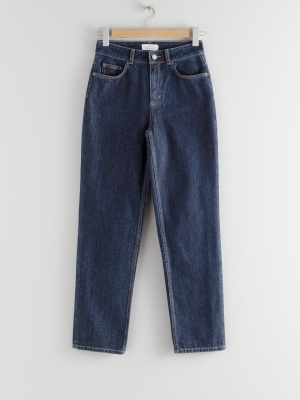 Straight High Waist Jeans