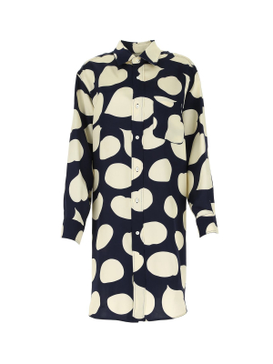 Marni Spot Printed Shirt Dress