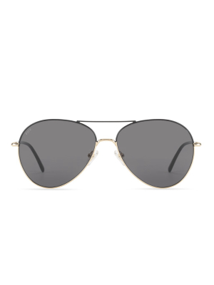 Knox - Gold + Grey Sunglasses