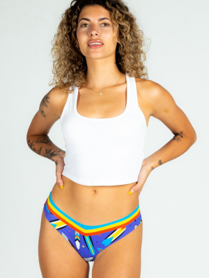 The Locals Only | Retro Surfboard Printed Seamless Thong