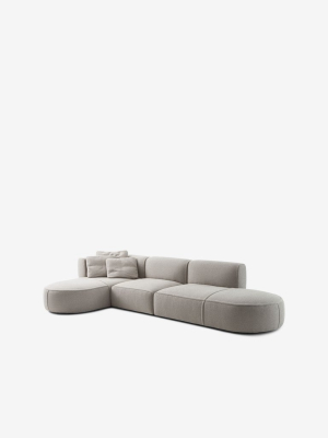 Patricia Urquiola 553 Bowy Sofa Left Chaise By Cassina