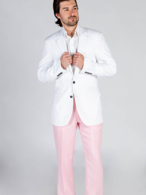 The Rosado Blanco | Men's White & Pink Suit