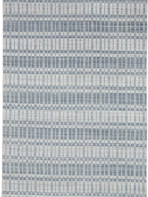 Feizy Odell Classic Handmade Rug - Available In 6 Sizes - Blue & Light Gray