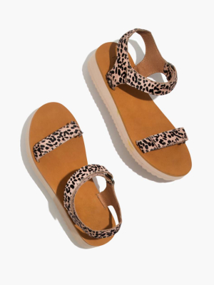 The Maggie Sandal In Spotted Calf Hair