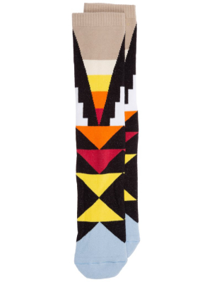 Marcelo Burlon County Of Milan Geometric Patterned Socks