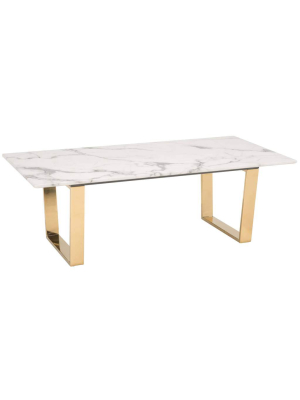 Atlas Coffee Table, Gold