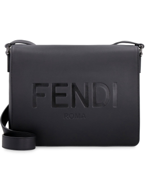 Fendi Roma Lettering Messenger Bag