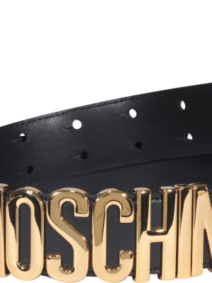 Moschino Lettering Logo Belt