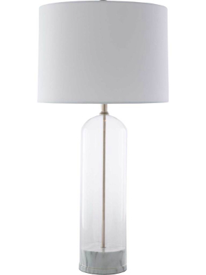 Carlos Table Lamp White/light Gray