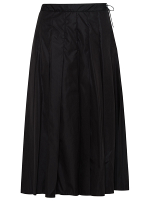 Moncler Waist Drawstring Midi Skirt