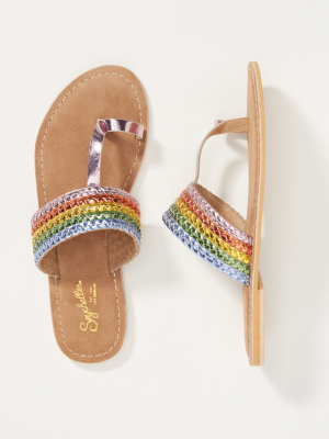 Seychelles Metallic Rainbow Sandals