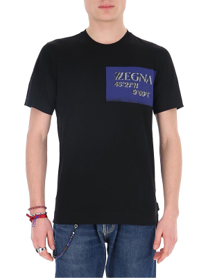 Z Zegna Printed Crewneck T-shirt