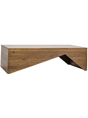 Noir Daiki Dark Walnut Coffee Table