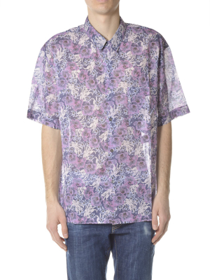 Isabel Marant Floral Printed Short Sleeve Shirt