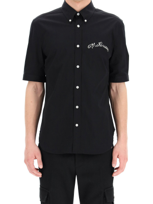 Alexander Mcqueen Logo Short-sleeve Shirt