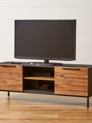 Rigby Natural 55" Small Media Console With Base