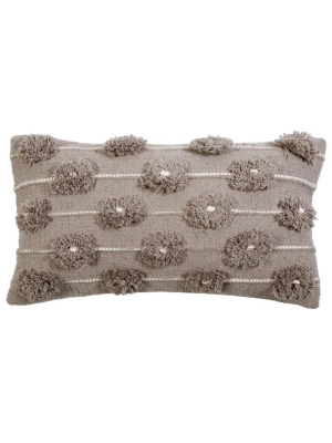 Pom Pom At Home Lola Pillow - Taupe/ivory