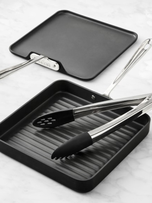 All-clad Ns1 Nonstick Grill, Griddle & Tongs