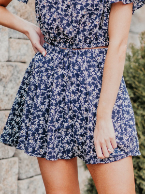 Willa Floral Mini Skort