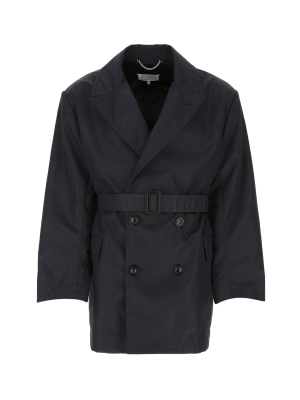 Maison Margiela Four-stitches Belted Trench Coat