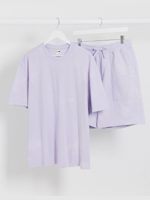 Puma Heavy Classics T-shirt In Lilac