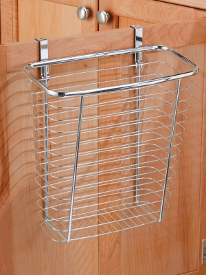 Interdesign Axis Over-the-cabinet Steel Wastebasket